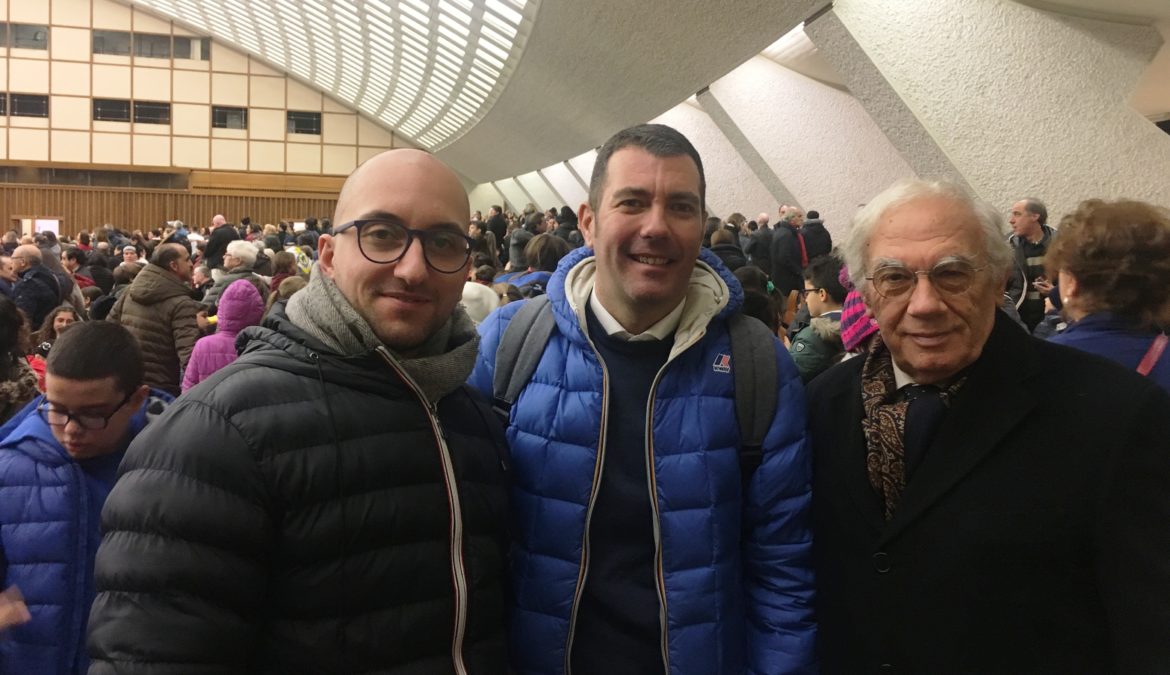 Udienza Generale di Sua Santità Francesco. Studenti e docenti in pellegrinaggio.